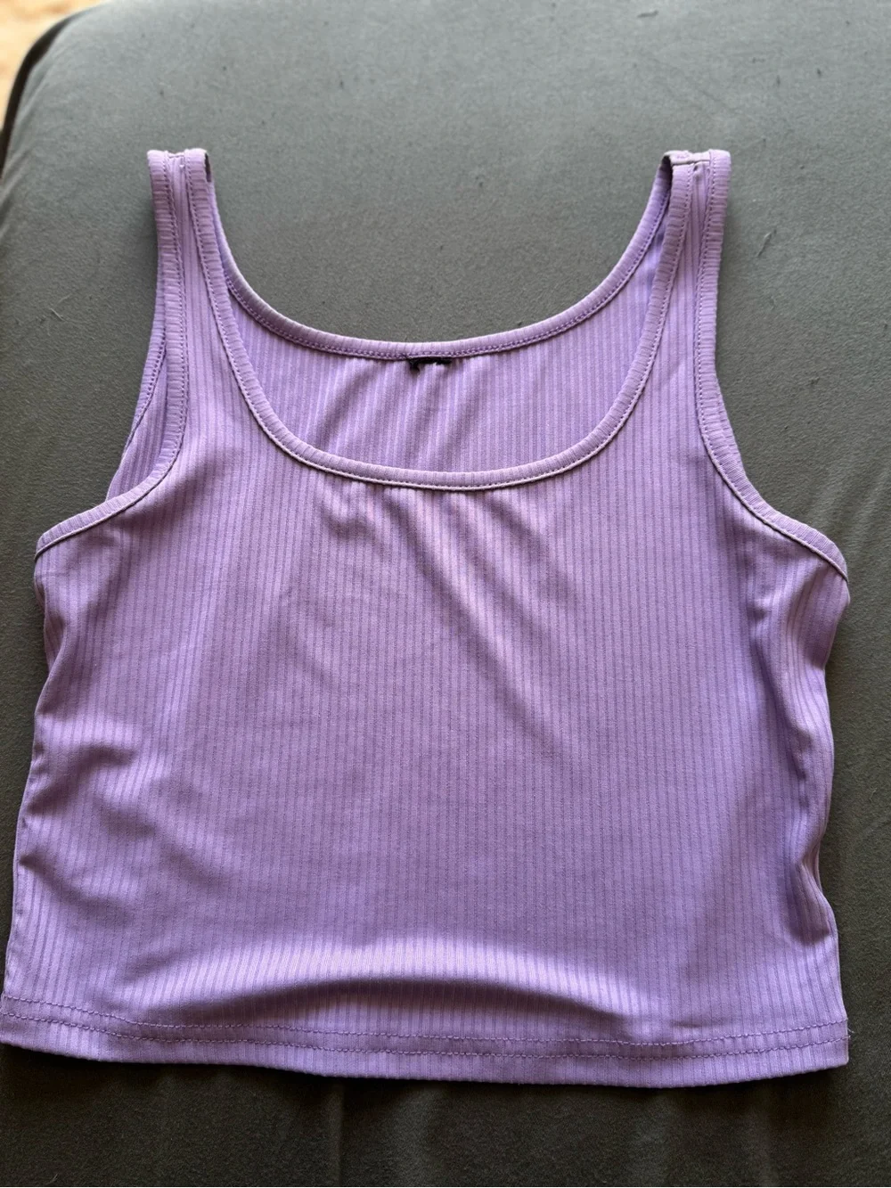 Women’s Ribbed Tank Crop Tops - Picture 4 of 6
